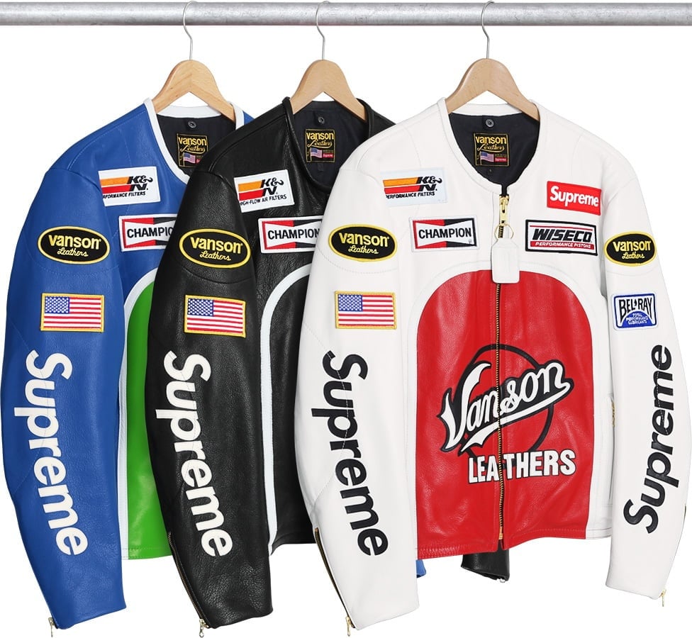 Supreme®/Vanson® Leather Star Jacket